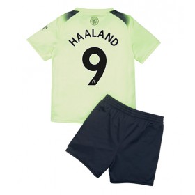 Baby Fußballbekleidung Manchester City Erling Haaland #9 3rd Trikot 2022-23 Kurzarm (+ kurze hosen)